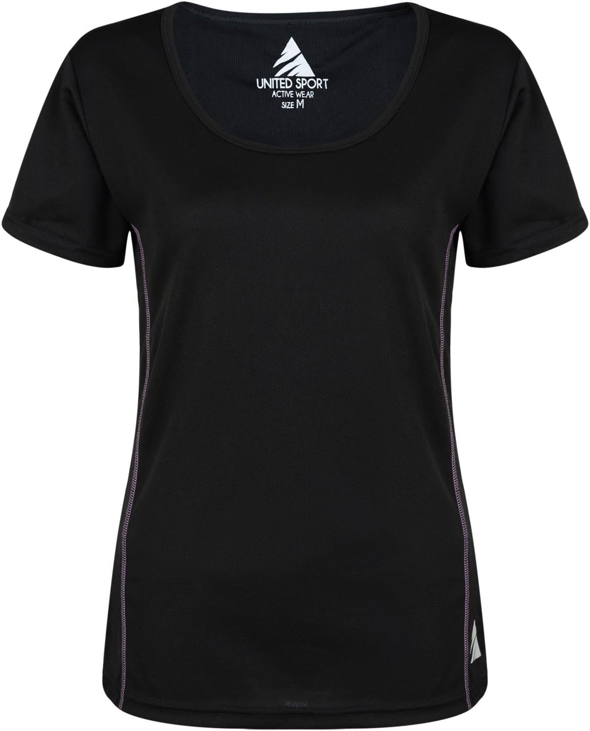 LADIES WOMENS SPORTS T SHIRT RUNNING GYM EXERCISE PERFORMANCE TOP