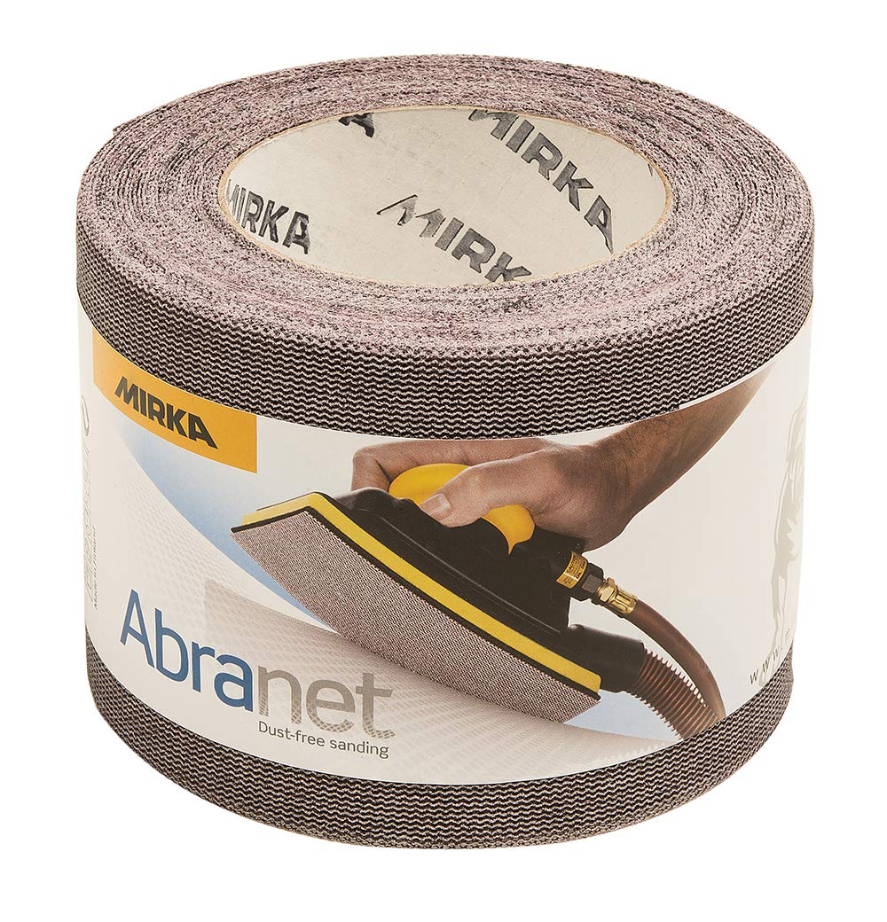 Mirka Abranet abrasive roll with net 93 mm x 10 m Hook & loop/Grit P240 / 1 roll/for sanding wood, filler, varnish, plastic / 545BQ001253R