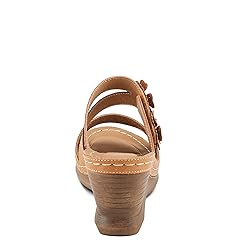 PATRIZIA Women's LOLLY Slide Wedge Sandals Camel EU