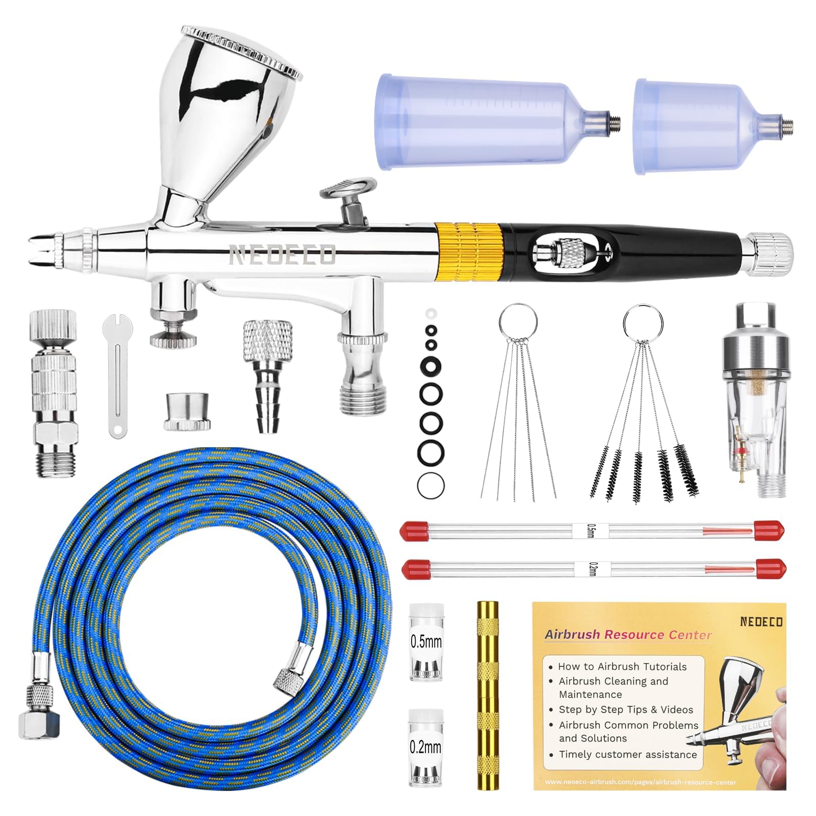 NEOECO Multi-Purpose Airbrush Kit, Dual-Action