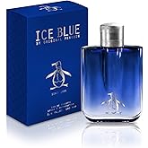 Original Penguin Ice Blue Eau De Toilette Spray, Men's Cologne, 3.4 Fl Oz | Mens Cologne, Long Lasting Perfume, EDT, Fragrance with Notes of Bergamot, Lavender, and Cedar