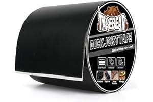 TAPEBEAR Joist Tape 6" x 50' - Butyl Sealant Flashing for Decking, Waterproof Anti-Corrosion Weather Resistant for Wood Decks