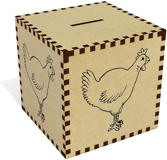 Large 'Chicken' Money Box / Piggy Bank (MB00017519) Arts