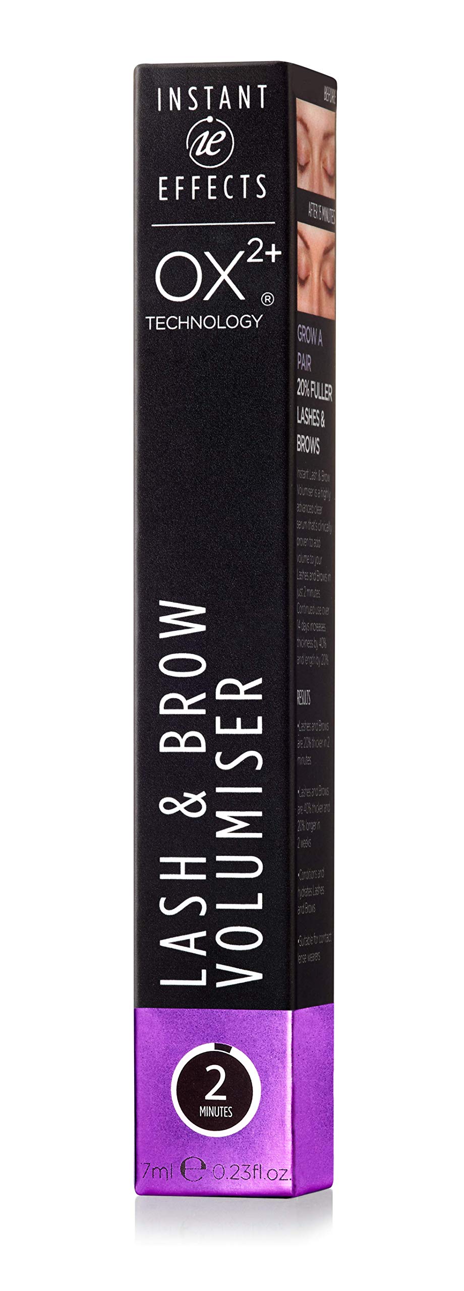 INSTANT EFFECTS LASH & BROW VOLUMISER For Short Lashes, Sparse Brows, Thin Lashes + Brows, Dry + Brittle Lashes