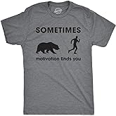 Crazy Dog Mens T Shirts Funny Sarcastic Humor Adult Joke Tees for Guys