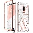 i-Blason Cosmo Full-Body Bumper Case for Galaxy S9 Plus 2018 Release, Thermoplastic Polyurethane, Shock-Absorbent, Marble