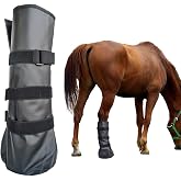 Hoof Soaking Boot Horse Soaker Hooves Treatment Bag with EVA Pad 1 Pair