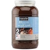 Cuccio Naturale Sea Salt Scrub Vanilla Bean & Sugar 156 oz – Exfoliating Body & Foot Scrub with Rich Oils – Step 2 Spa Pedicure System – Dual Salt & Sugar Polish for Soft, Smooth, Hydrated Skin