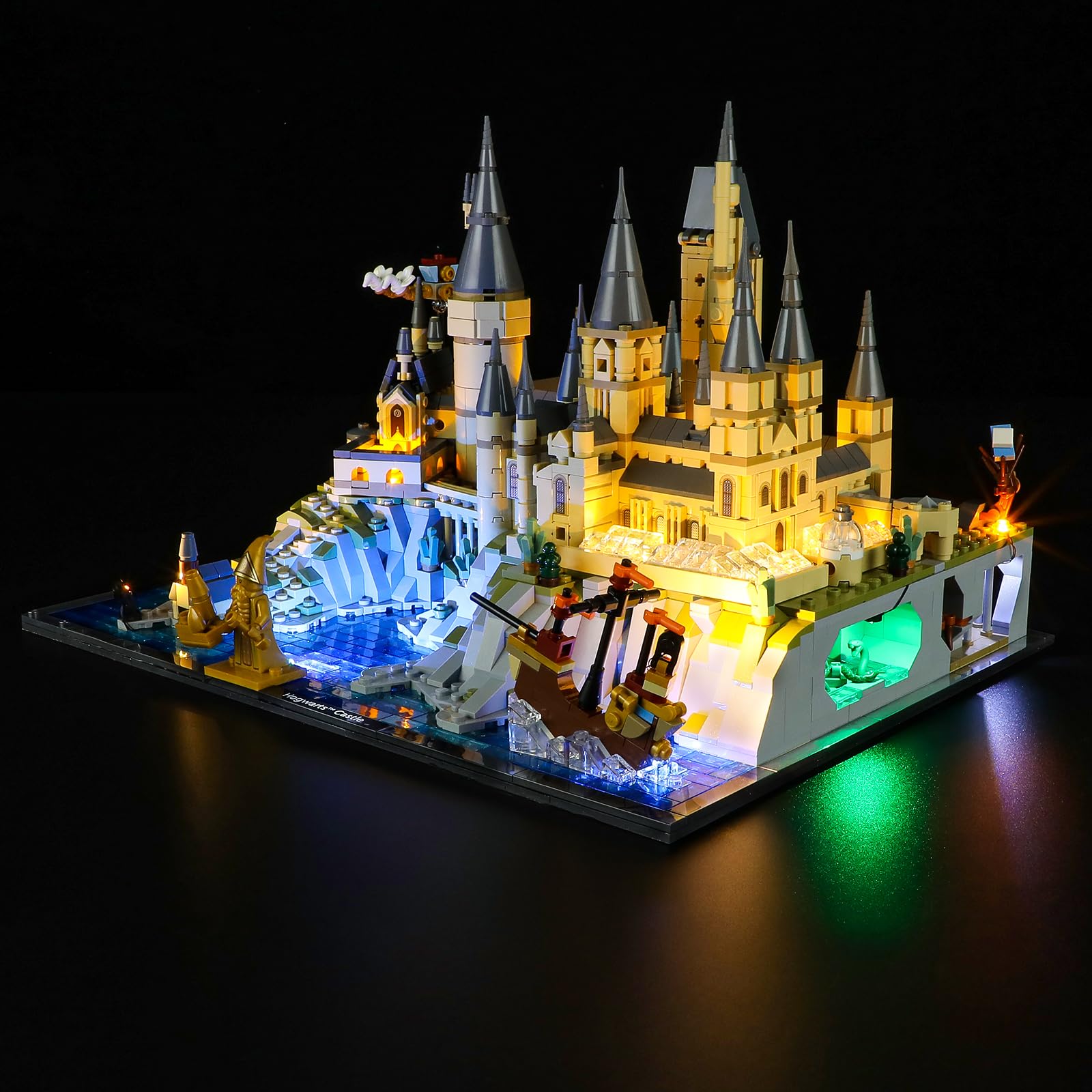 YEABRICKS LED Light for Lego-76419 Harry Potter Hogwarts Castle and Grounds Building Blocks Model (Lego Set NOT Included)