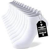 Niorasen Ankle Socks for Men Women, 6 Pairs Bamboo