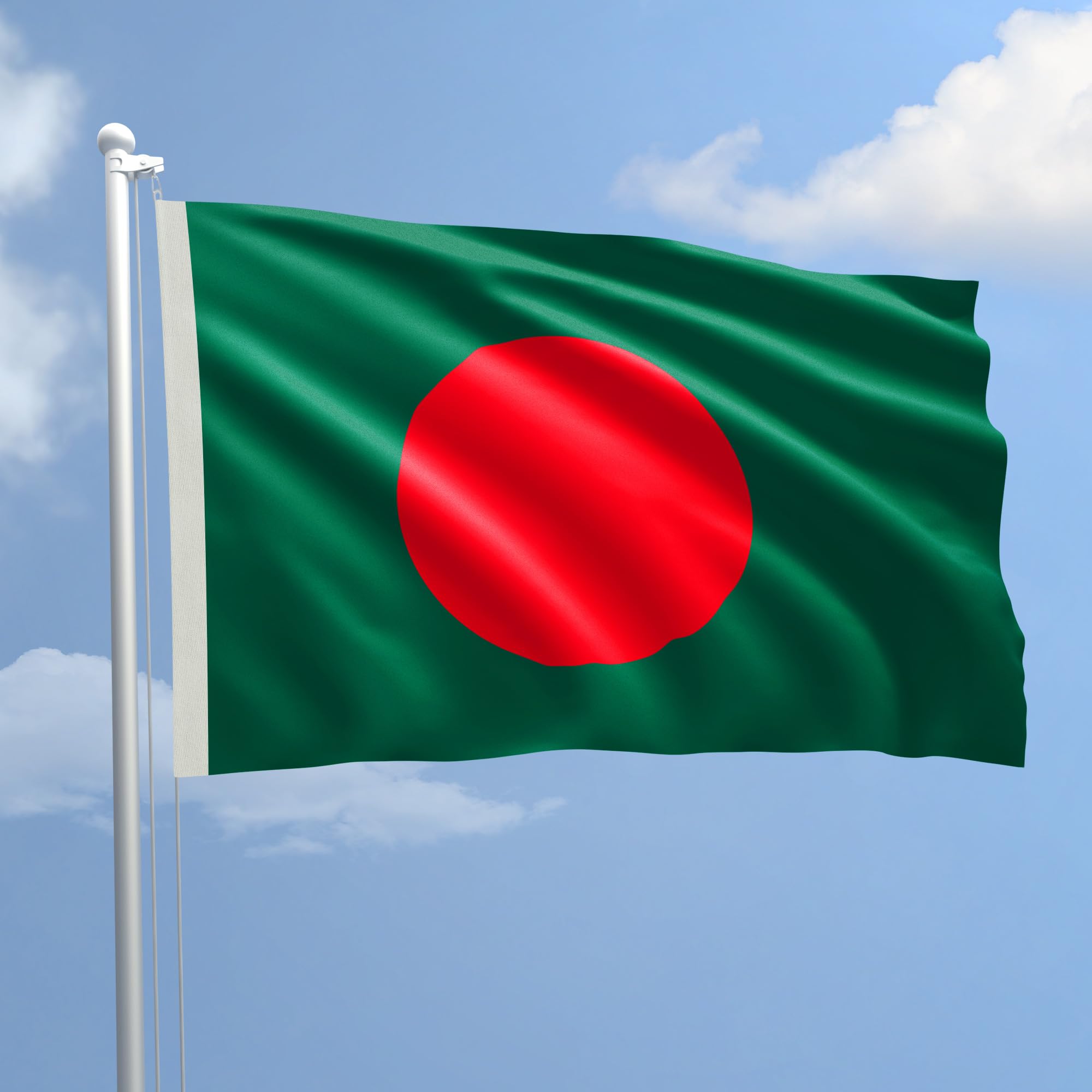 AL PRODUCTION Flag of Bangladesh in Fabric Nautical Size 70 x 100 to production