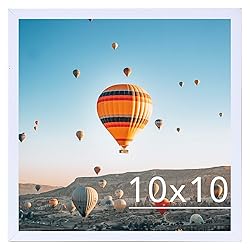 JCJMY 10x10 Picture Frame White for Wall