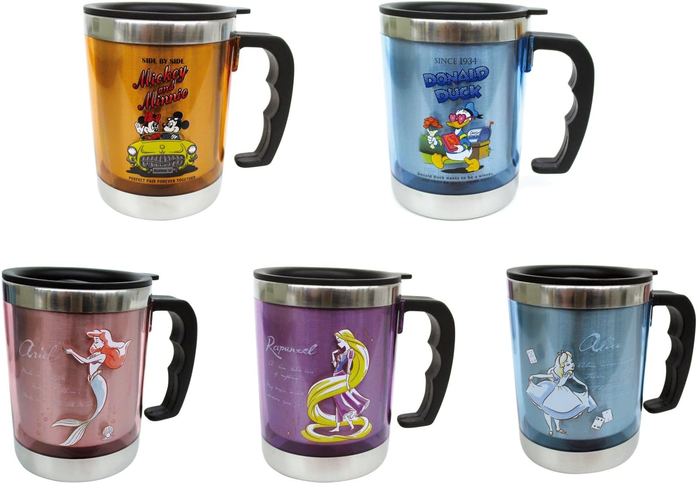 Amazon Co Jp ティーズ ディズニー ステンレスマグ アリエル Dn ar ホーム キッチン