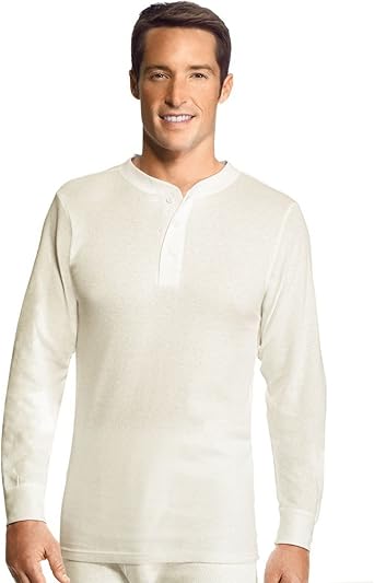 fruit of the loom thermal henley