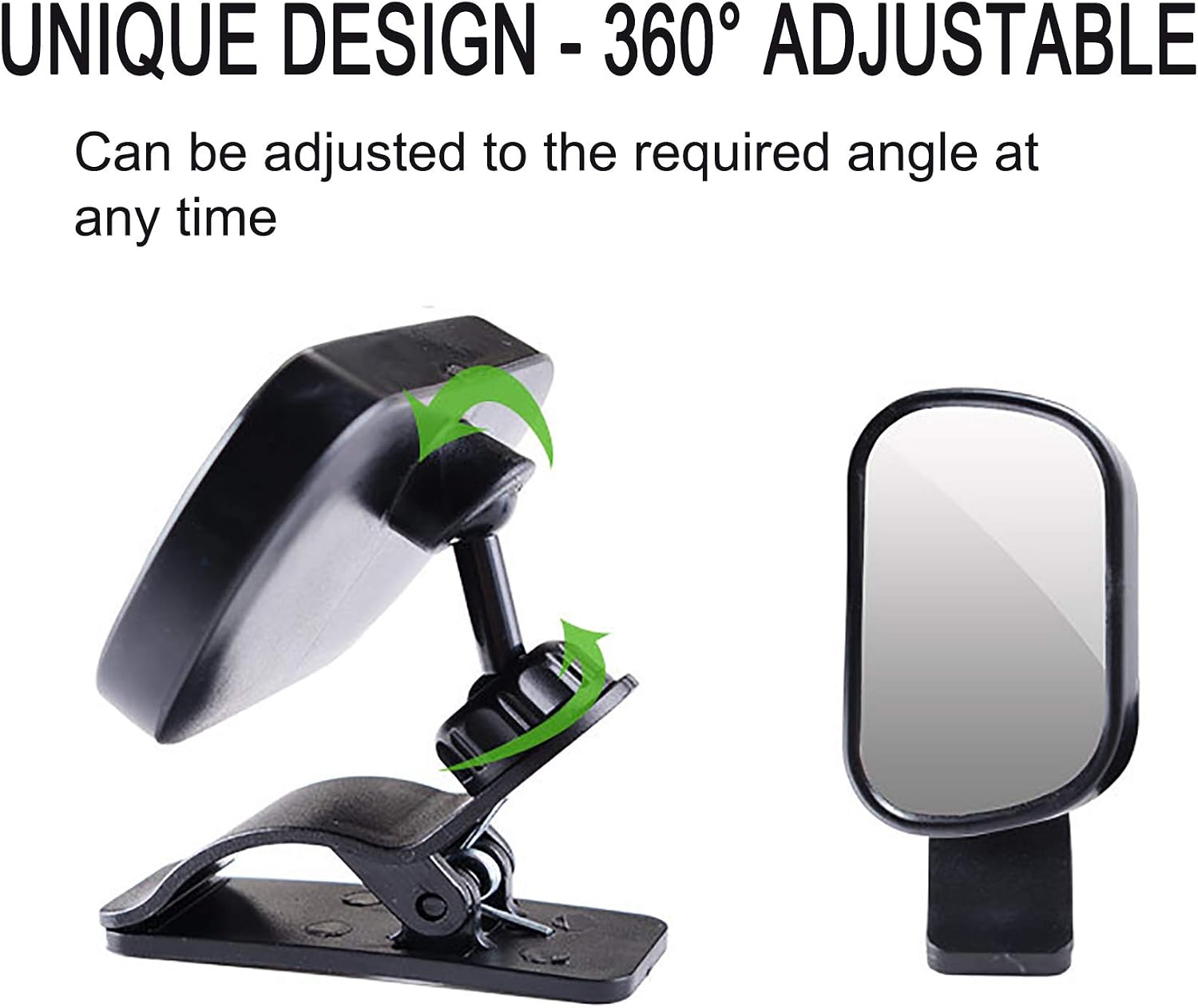 Rear Seat Mirror, Baby Kids Rearview Mirror, Rear Seat Mirror for Baby Child Seat with Suction Cups and Bracket - Image 5