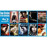 Tom Cruise 9-Film Movie Collection [Blu-ray] Mission: Impossible / MI: 2 / MI: 3 / MI: 4 Ghost Protocol / MI: 5 Rogue Nation / Jack Reacher / Jack Reacher Never Go Back / Collateral / Edge of Tomorrow