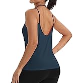 Mippo Workout Tops for Women Open Back Athletic Running Tank Tops Sleeveless Breathable Gym Yoga Tennis Shirts