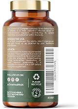 Time Health Vitamin K Complex 6700ug 60 Caps Triple Mix K1 K2 Vegan UK Made view 3