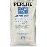 AeroSoil Perlite Premium Horticultural Grade Soil Additive Drainage and Growth - Coarse 4 Cubic Foot
