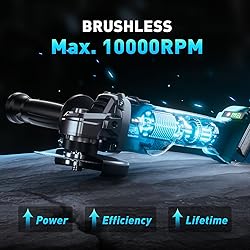 APROTII 4-1/2" Cordless Angle Grinder for Makita