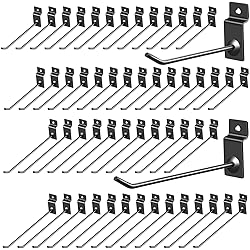 Moxweyeni 100 Pack Slatwall Hooks Panel Display