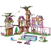Tree House Building Set Compatible with Lego Friends, 1050 PCS Forest House Building Kit Birthday Gift for Kids Girls Age 6-12 Years(7682)