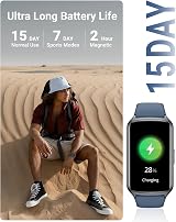 Amzhero Health Fitness Tracker 24/7 HR SpO2 BP Sleep 5ATM 24 Modes view 5