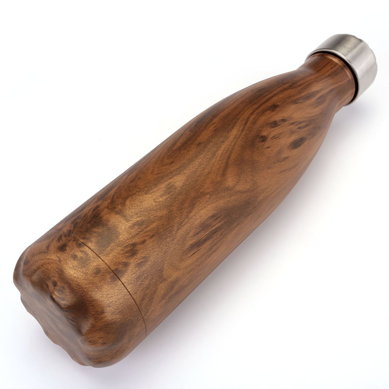 Vacuum Insulated Water Bottle, Yerwal Leak-Proof Double Walled Stainless Steel Cola Shape Travel Sports Water Bottle, Keeps Your Drink Hot & Cold