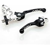ASV Unbreakable F2 Off-Road Clutch and Brake Lever w/Perch # BC F21306SX - Black Standard (6.25" from Pivot)