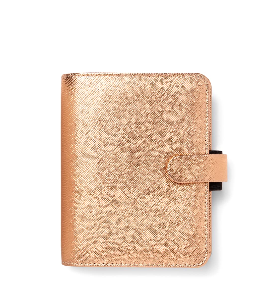 Filofax Pocket Saffiano organiser - Rose Gold — image 1