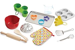 Melissa & Doug Baking Play Set (20 pcs) - Play Kitchen Accessories