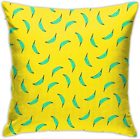 Amazon 枕カバー18 X 18インチ枕なしソフト装飾スクエアスローピローカバーバナナクッションケースソファベッドルーム車用枕カバー18 X 18インチ枕なし 枕カバー ピローケース オンライン通販
