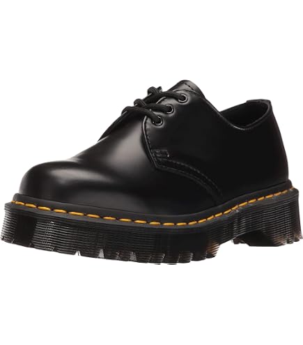 Dr. Martens Unissex 1461 Bex Smooth Oxford, Marrom escuro Crazy