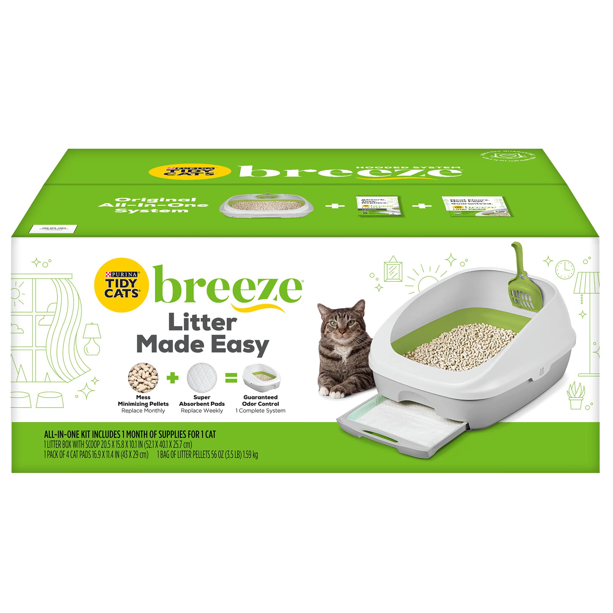 breeze cat pads