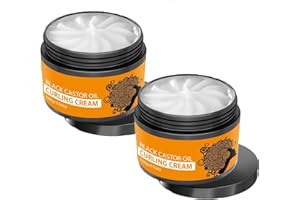 Black Castor Oil Curl Defining Cream, Anti-Frizz Curling Cream for Enhances Wavy and Curly Hair, Hydrating Hair Mask Curl Lot