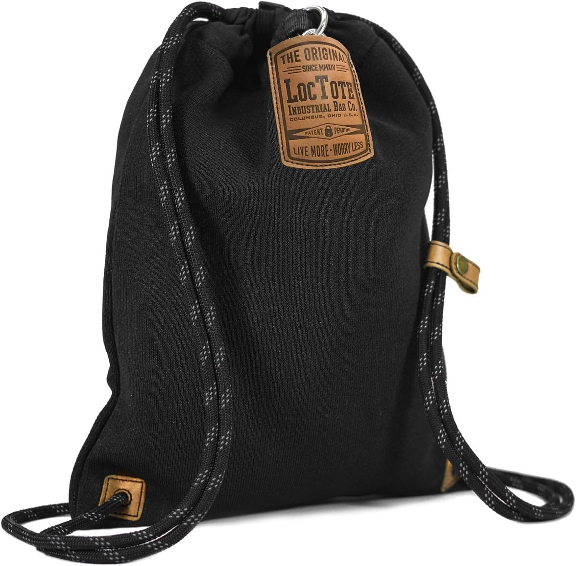 LOCTOTE Flak Sack II - World's Toughest Theft-Resistant Drawstring Backpack | Slash-Proof | Lockable | Portable Safe