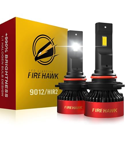 Hikari 2026 Future 80000LM 9012 HIR2 LED Headlight Bulbs, 65W