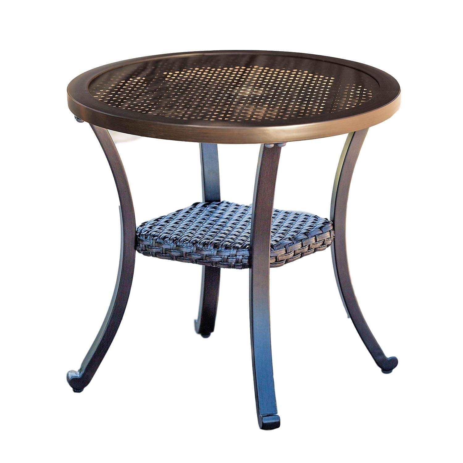 Amazon Com Sts Supplies Ltd Patio Side Bistro Table Glass Garden