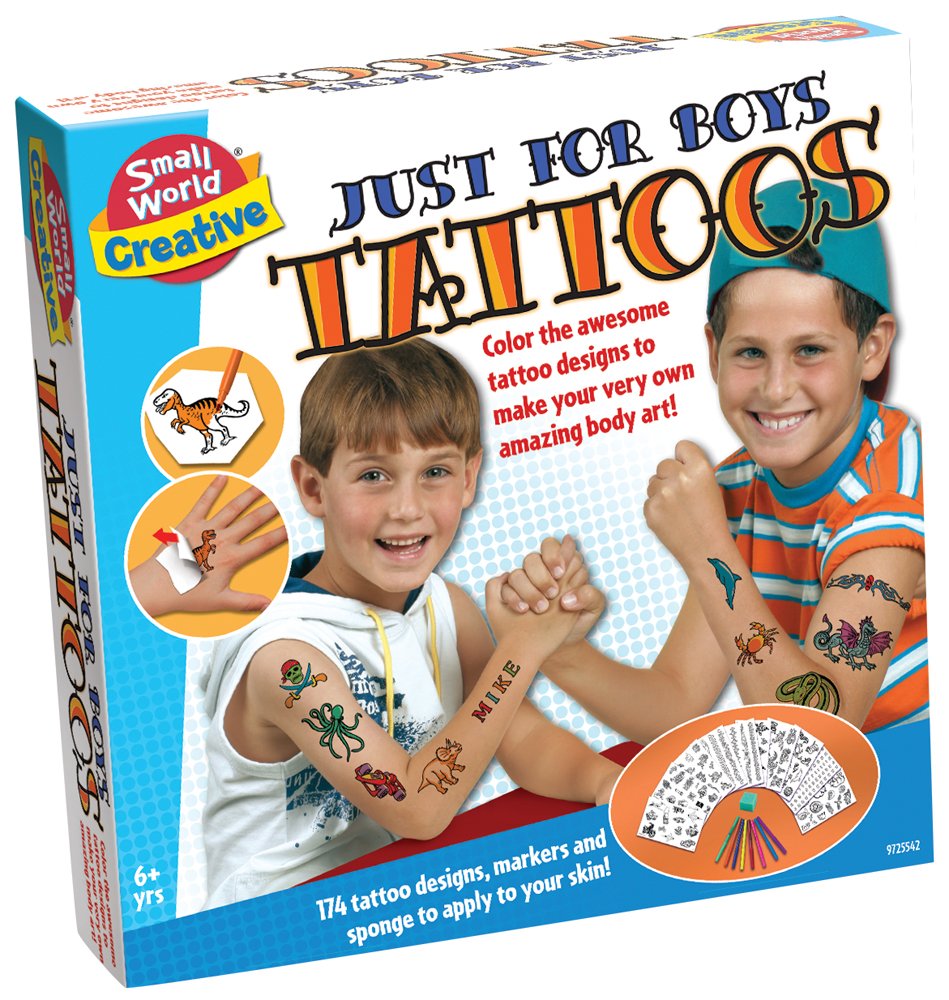 Small World Toys Just for Boys Tattoos