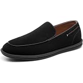 Bruno Marc Men's Suede Leather Loafers Casual Dress Shoes | Comfort Rebound Foam Insole Soft Cushion Slip on Non Slip Classic Business Office Daily Travel Driving