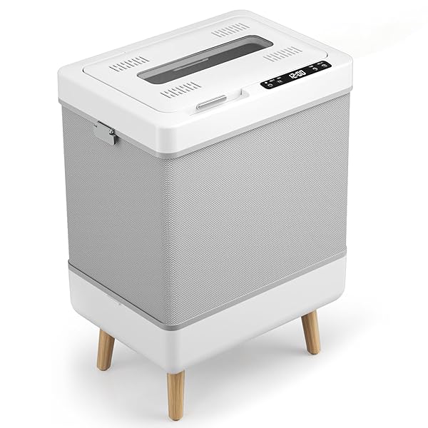 VIPBATH 35L TOWEL WARMER FOR BATHROOM, FAMILY-SIZED FOLDABLE...