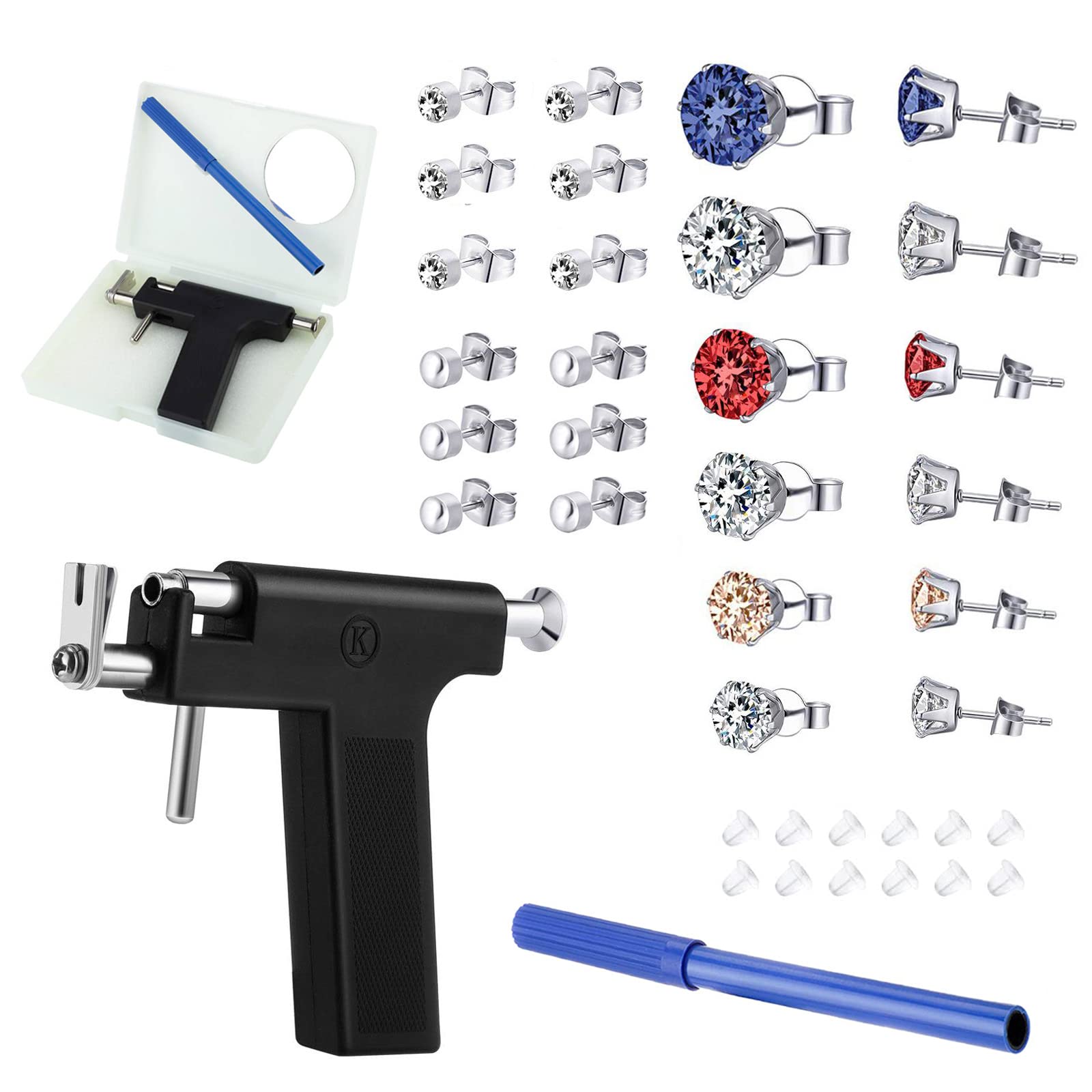 Ear Piercing Kit YChildheart Reusable Ear Piercing Gun