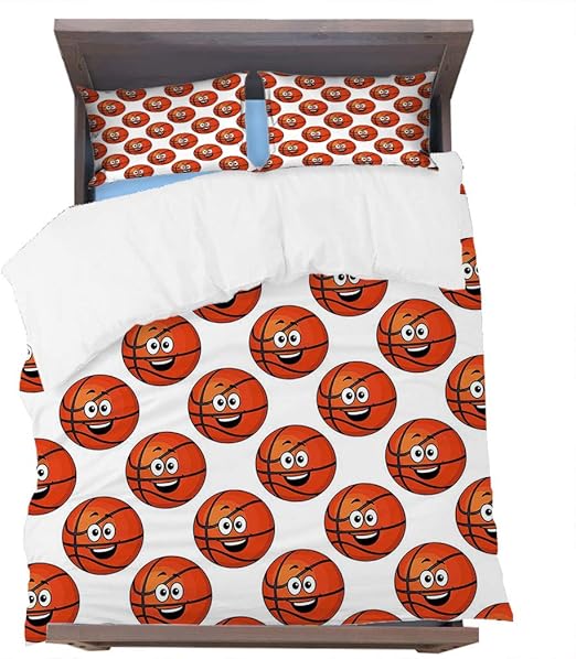 Rise Shine Orange And White Comforter Bedding Sets