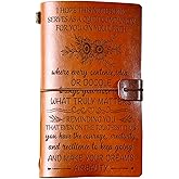 PRSTENLY Inspirational Gifts for Women, 140 Page Leather Journal Spiritual Motivational Encouragement Birthday Gifts for Women Her Friends Sisters Daughter Coworker Valentines Day Graduation Christmas