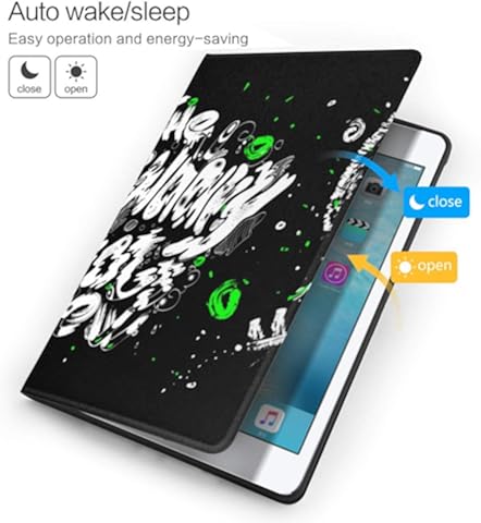Wehoiweh The Ro-Ots - Carcasa antiarañazos fina y ligera con soporte ajustable, función de reposo/activación automática, protección para la espalda, funda para iPad Air3 10.5 iPad 7ª 10.2 talla única