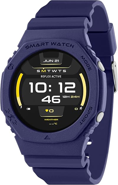 Reflex Active Series 26 Smart Sports Calling Watch Blue IP68 Blood Oxygen