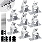 Solar Panel Mounting Brackets, 8PCS Adjustable RV Solar Panel Mount, Tilt Angle 10-60 Roof Mounting Kit for Solar Panels 400 W, 500 W