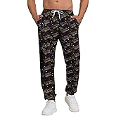 Socira Sweatpants for Men Men's Sports Jogger Pants Mens 3D Printed Casual Pants Workout Track Pants with Drawstring