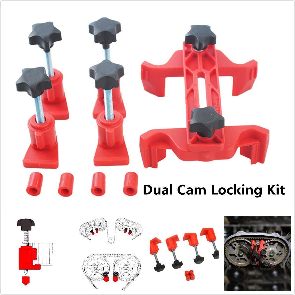 Universal 5Pcs Cam Camshaft Lock Holder Car Engine Cam