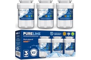 Pureline Replacement for MWF Water Filter, Smartwater MWFP, Kenmore 46-9991, Models MWFP, MWFINT, GWF, GWFA, Refrigerator Water Filter. NSF Certificate